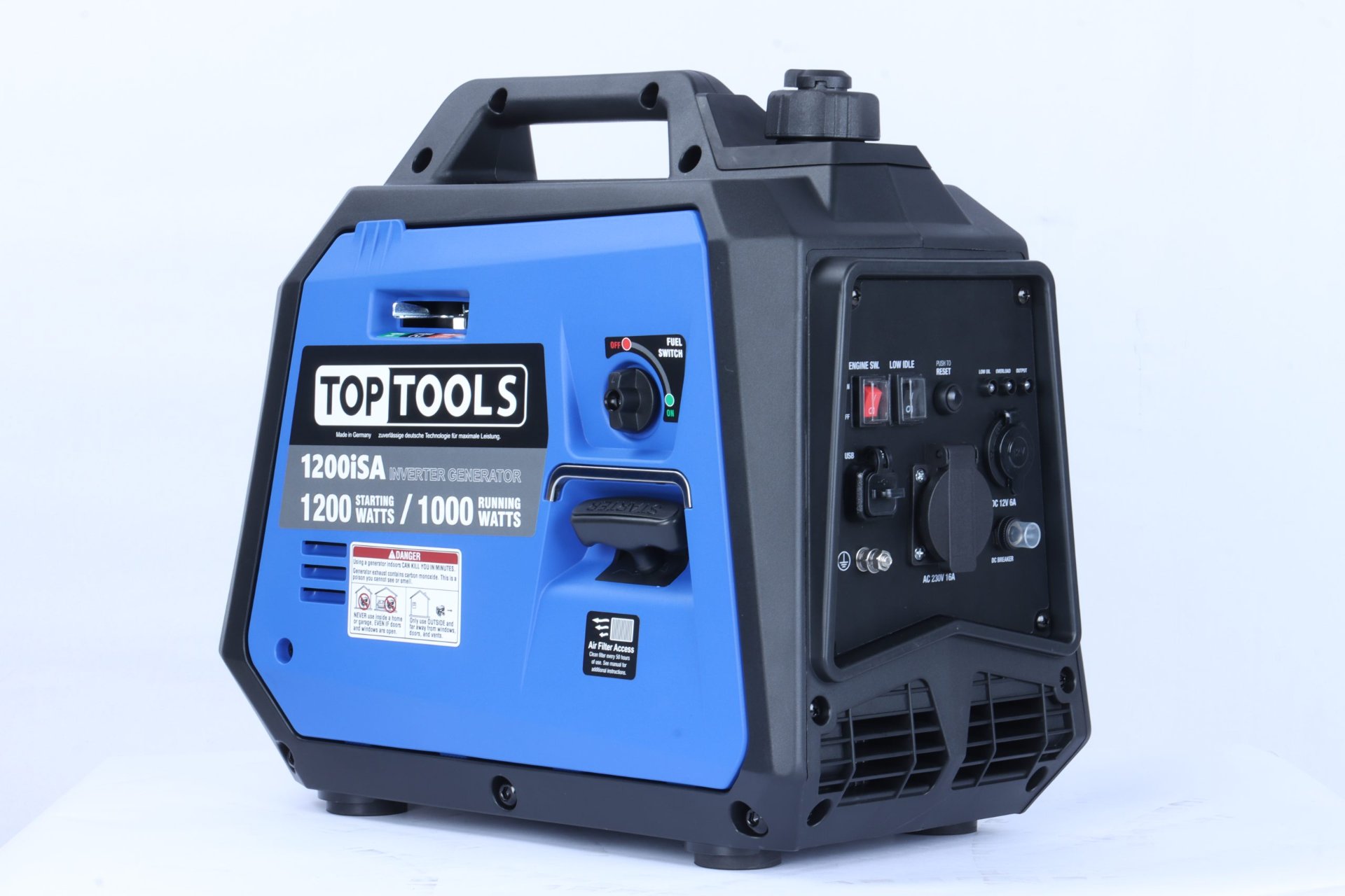 ინვენტორული გენერატორი TOPTOOLS 1200iSA