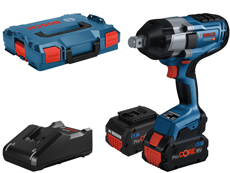 აკ.ქანჩის გასაღები BOSCH GDS 18V-1050 H 2x5.0 GAL1880 L-Boxx