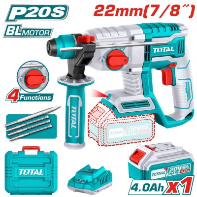 აკ. პერფორატორი 2,ჯ, 20ვ TOTAL TRHLI202081