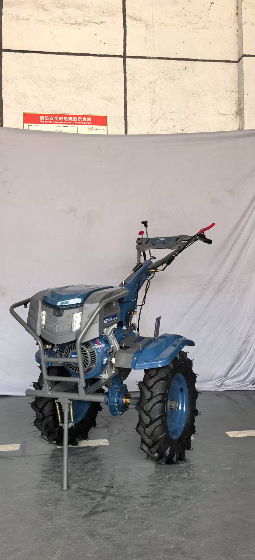 მოტობლოკი TOPTOOLS - ბენზინის ძრავზე 9 ცხენის ძალით 177F 5 სიჩქარიანი / მსხვილღერძიანი